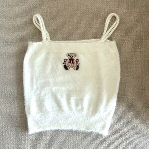 Y2K 🧸Stretchy fluffy top-XXS-XS